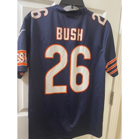 Nike Chicago Bears  Men's Jersey t shirt Navy Size M DEON BUSH #26 - Picture 7 of 8